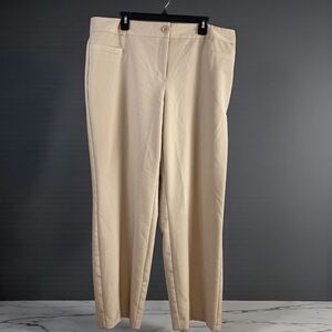 Courtenay Button Beige Stretch Trousers Plus 18W Office Work Classic